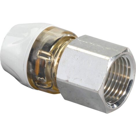 Raccord fixe femelle RTM - UPONOR Dimensions : Ø20mm x 1/2" x 1/2