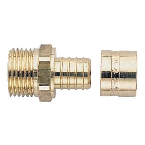 Raccord fixe PER mâle pour tube 12-15x21