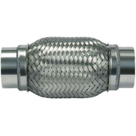 Raccord flexible Echappement type B - L200 - D60 - Avec sorties Inox soudees