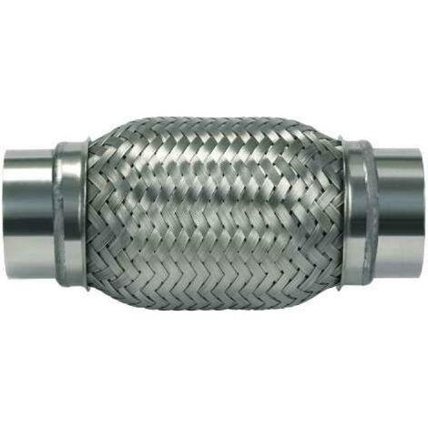Raccord flexible Echappement type B - L200 - D76 - Avec sorties Inox soudees