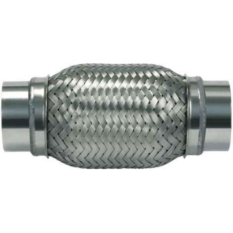 Raccord flexible Echappement type b - L250 - D35 - Avec sorties Inox soudees