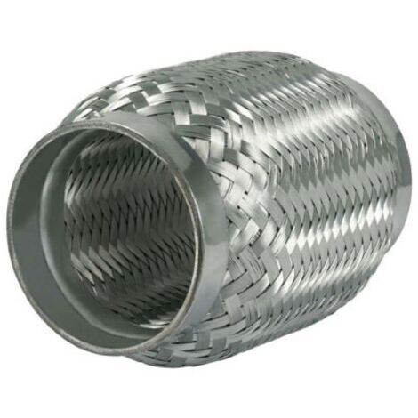 Raccord flexible Echappement type DD - L150 - D38 - Double tresse