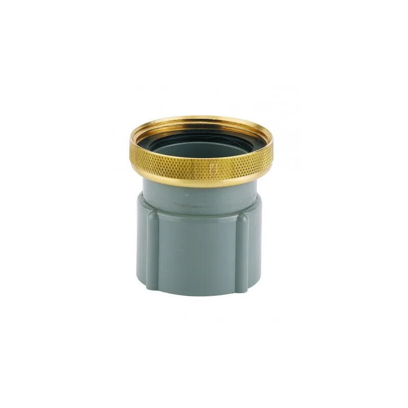 

Tapón de PVC con tuerca de latón 33x42, para manguera FITOFLEX