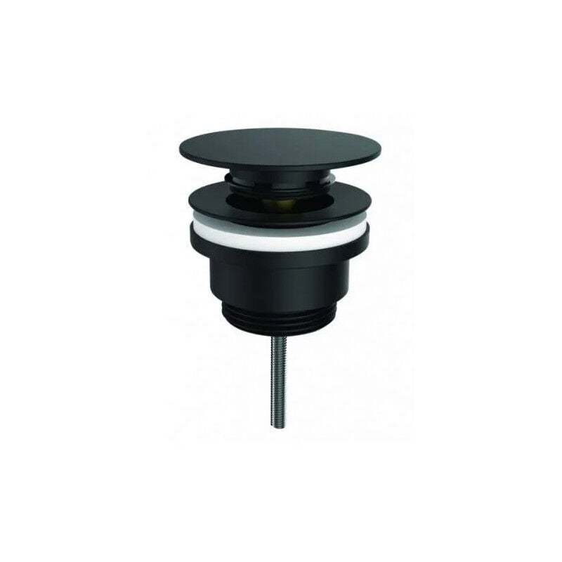 

Desagüe de lavabo Digiclic negro, tornillo central de 80 mm, rango de apriete de 10 a 80 mm