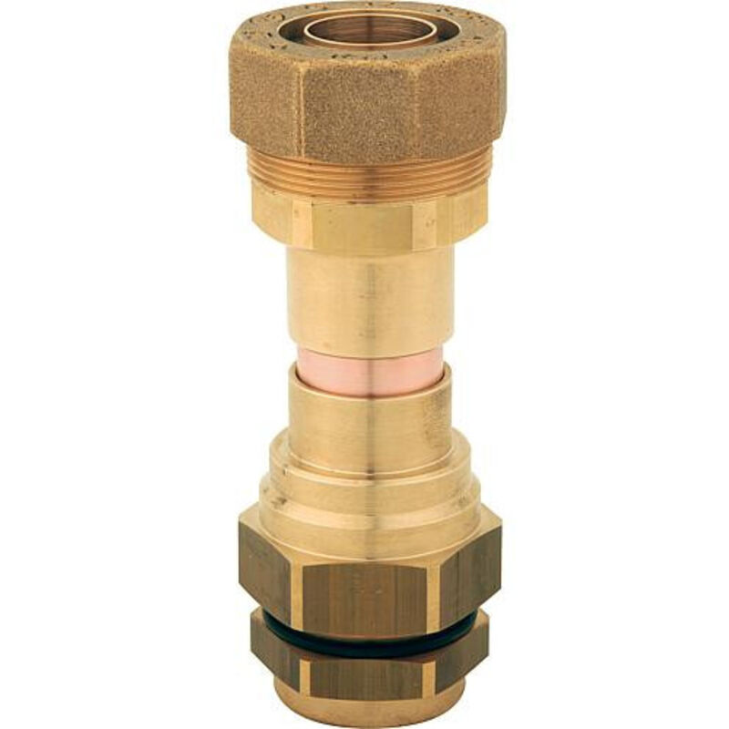 Clesse Industries - Raccord de transition flexiCLIC plt DN20 - pe bande jaune Ø32