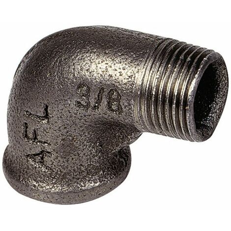 Raccord fonte noire coudé 90° à visser - MF 3/4' - N° 92