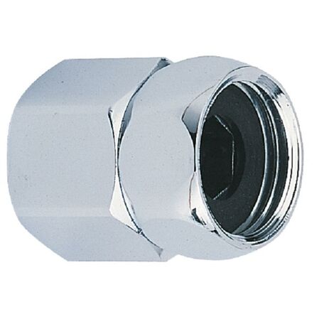 Raccord fou à écrou tournant double femelle 15 x 21, 2 pièces