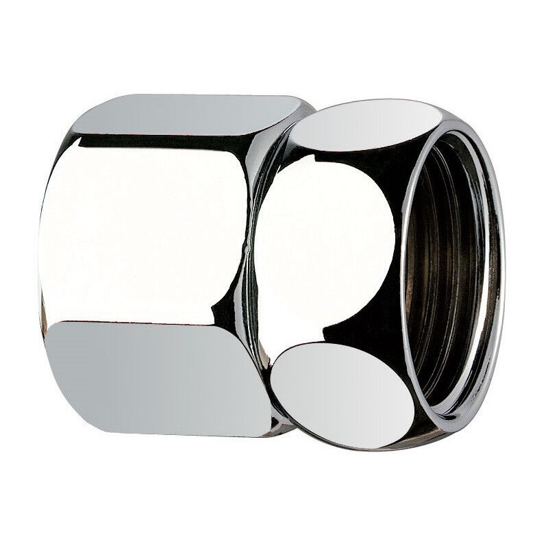 Delabie - Raccord fou à écrou prisonnier 820015.2P FF1/2' laiton chromé