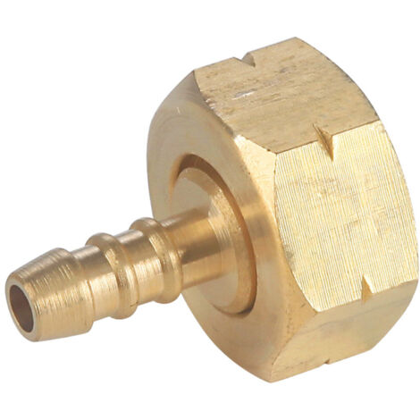 Adaptateur de réduction bouteille gaz 21,8 mm vers tuyau 8x15 mm – Laiton résistant haute pression – Raccord pour brûleurs et cuisinières – Cilli
