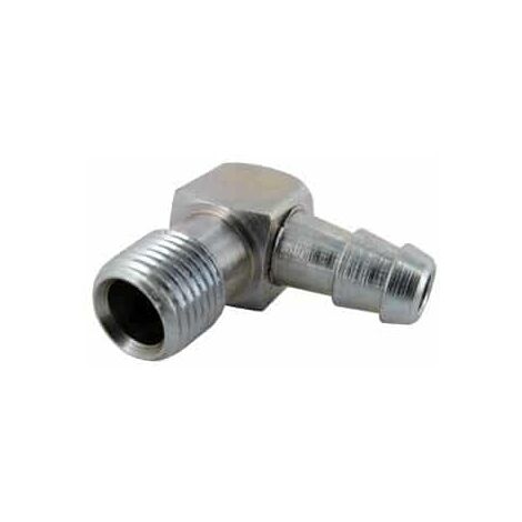 Raccord gaz coudé à visser 67218 – Diamètre 6,35 mm – Fixation filetée pour plomberie – Compatible BRIGGS et STRATTON, KOHLER