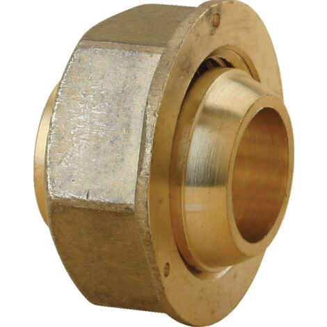 Raccord gaz droit 2 pièces jsc à braser sur cuivre 33X42/CU 28