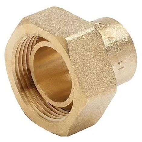 Raccord gaz femelle BANIDES JSC DN20 1" Cuivre 22 mm - 2 pièces