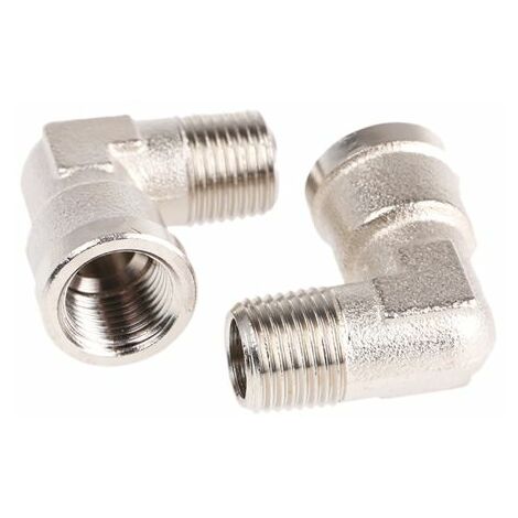 Raccord hydraulique coudé Legris, R 1/8 Mâle G 1/8 Femelle, 60 bars Bars ( Prix pour Paquet de 3 )