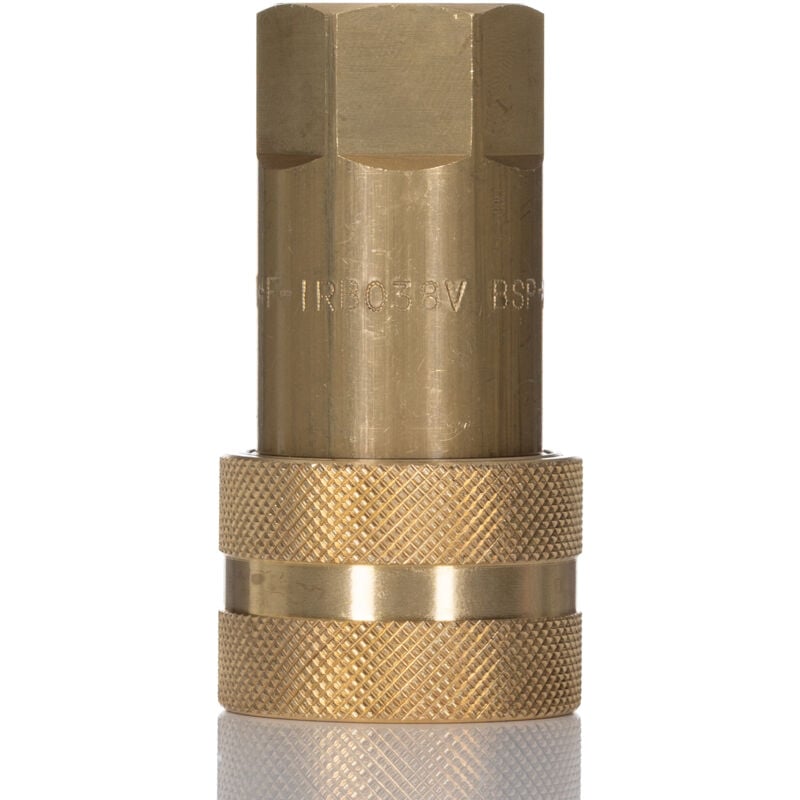 Raccord hydraulique rapide Rs Pro Femelle en Laiton 3/8pouces ( Prix pour 1 )