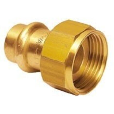 Raccord ibp union female rotating nut compatibile tubi rame 16 bar