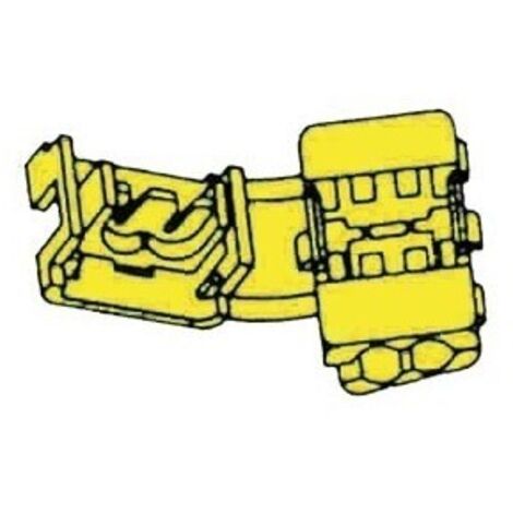 Raccord instantane jaune