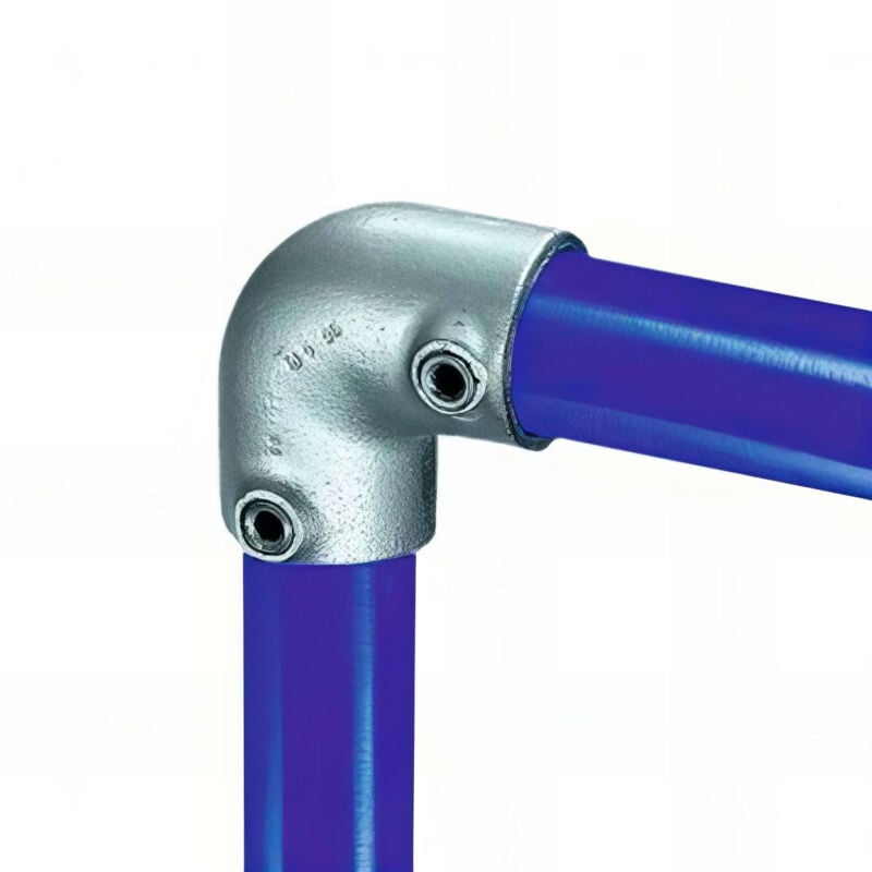 Fixtout - Raccord kee klamp 15-5 coudé 90° pour tubes d. 26,9 mm - Galvanisé - KEE15-5