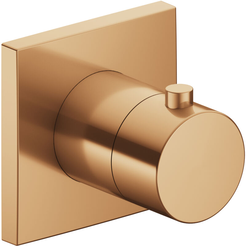 Keuco - ixmo Mitigeur thermostatique encastré, rosace carrée,