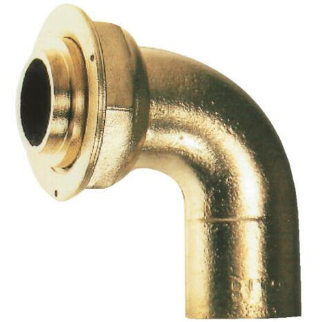RACCORD LAITON 2 PIECES COUDE 90° A JOINT PLAT