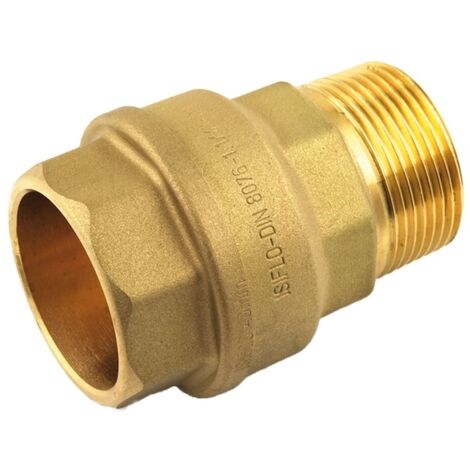 Raccord laiton à serrage extérieur 110 - 40 mm - 1"1/4 - ISIFLO