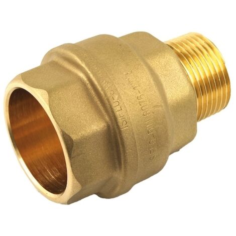 Raccord laiton à serrage extérieur 112 - 25 mm - 1/2" - ISIFLO