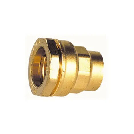 Raccord laiton à serrage extérieur DECA droit écrou F - Série 876 25-1/2"