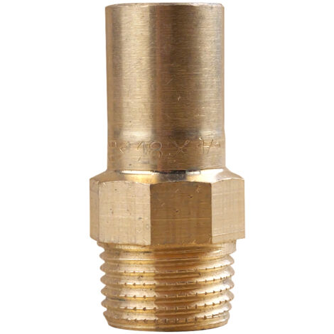 Raccord laiton à sertir et à visser - Manchon Mâle Mâle Ø18x1/2"(15/21)
