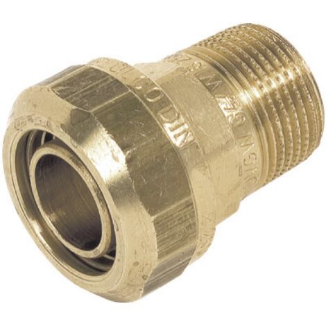 Raccord laiton à visser à compression M - DN40 - 1 1/4' (33x42mm) - Rehau