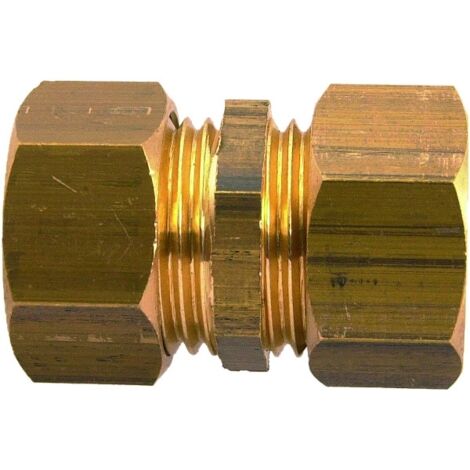 Raccord laiton biconique double femelle femelle - 10 - 10 mm - DUMONT