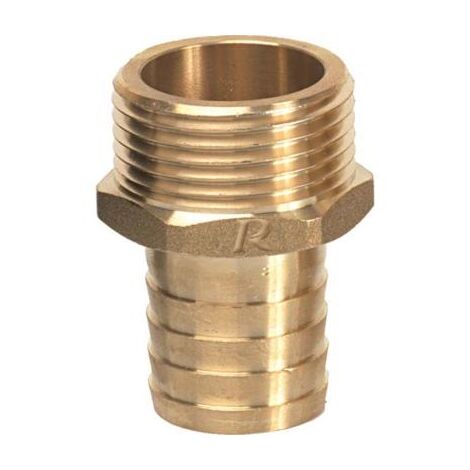 Raccord laiton cannelé mâle 1"1/4 sortie 30mm