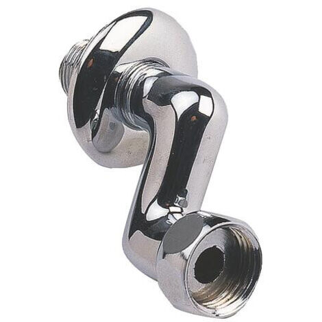 RACCORD LAITON CHROME CONTRE COUDE EXCENTRE 32 - MALE - ECROU