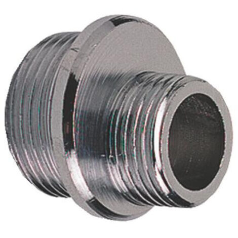 RACCORD LAITON CHROME EXCENTRE 5 - DOUBLE MALE