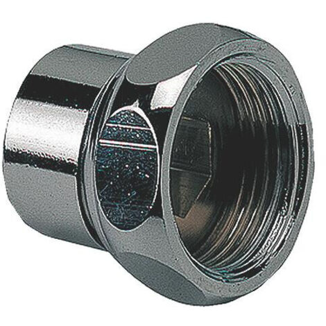 RACCORD LAITON CHROME FEMELLE - ECROU