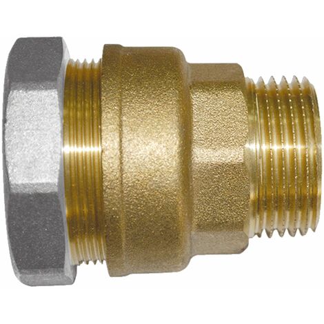 Raccord laiton compression ACS série Fer (ancienne dimension) Mâle 3/4" PE Ø27