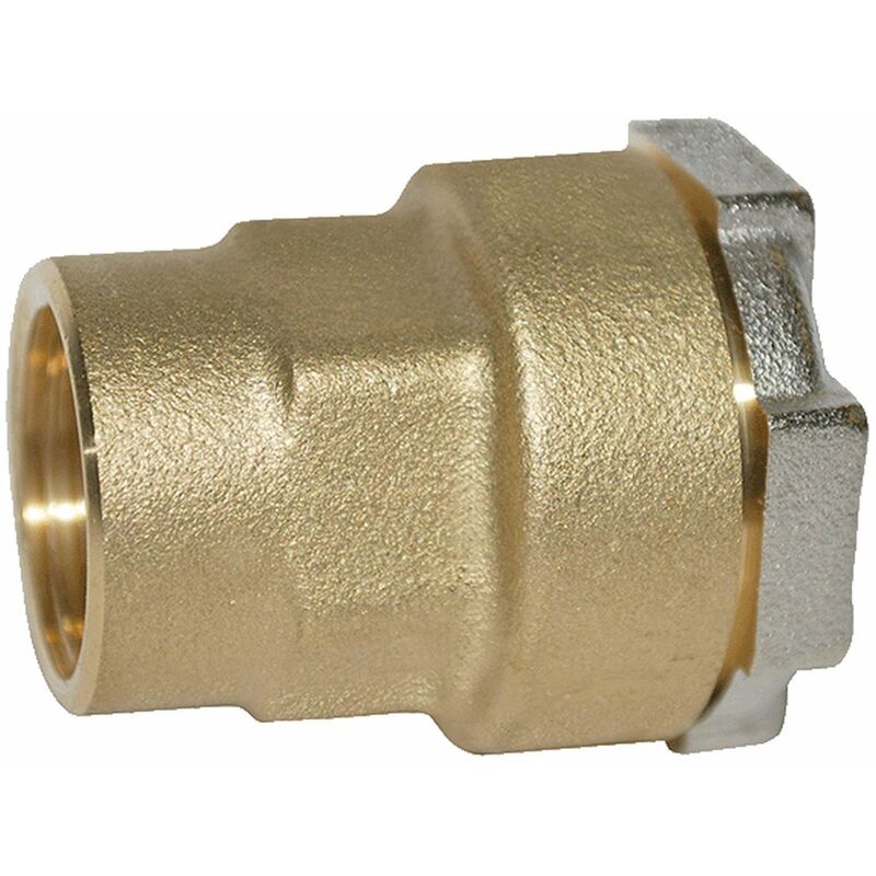 Raccord laiton compression acs série Fer Femelle 1' pe Ø34