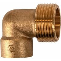 /Ø 16 mm Raccord laiton coud/é 90/° /à souder 92GC M 1//2 Thermador