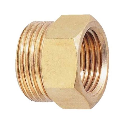 Raccord laiton droit à visser - M 1'1/2 - F 1'1/2 - 246E