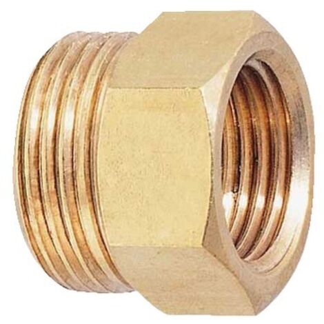 Raccord laiton droit à visser - M 1'1/2 - F 1'1/2 - 246E