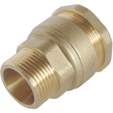 laiton droit mâle 3/4" (20/27) pour tube PE Ø25 - Somatherm