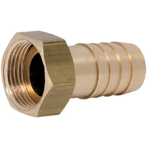 Raccord laiton embout Male cannelé - Femelle Fileté Ø26 - 26x34