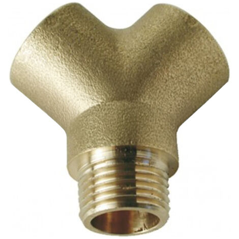 Raccord laiton en Y Femelle/Mâle 1/2" (15/21) - ARCANAUTE