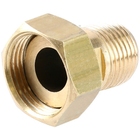 Raccord laiton mâle-femelle D10701B – Filetage plomberie ISO 228/1 – Compatible tuyauteries 20/27 et 15/21 – Installation facile sans outils