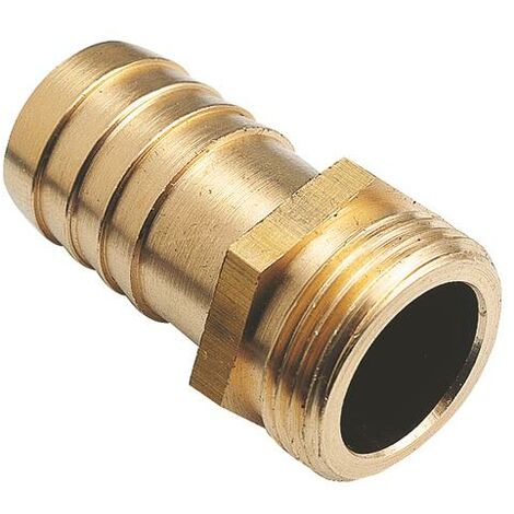Raccord laiton male M1/2(15/21) pour tuyau souple diam interne 12.