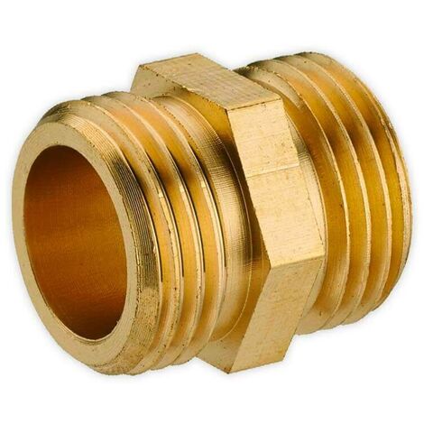 Raccord laiton Mâle - Mâle 1"1/4