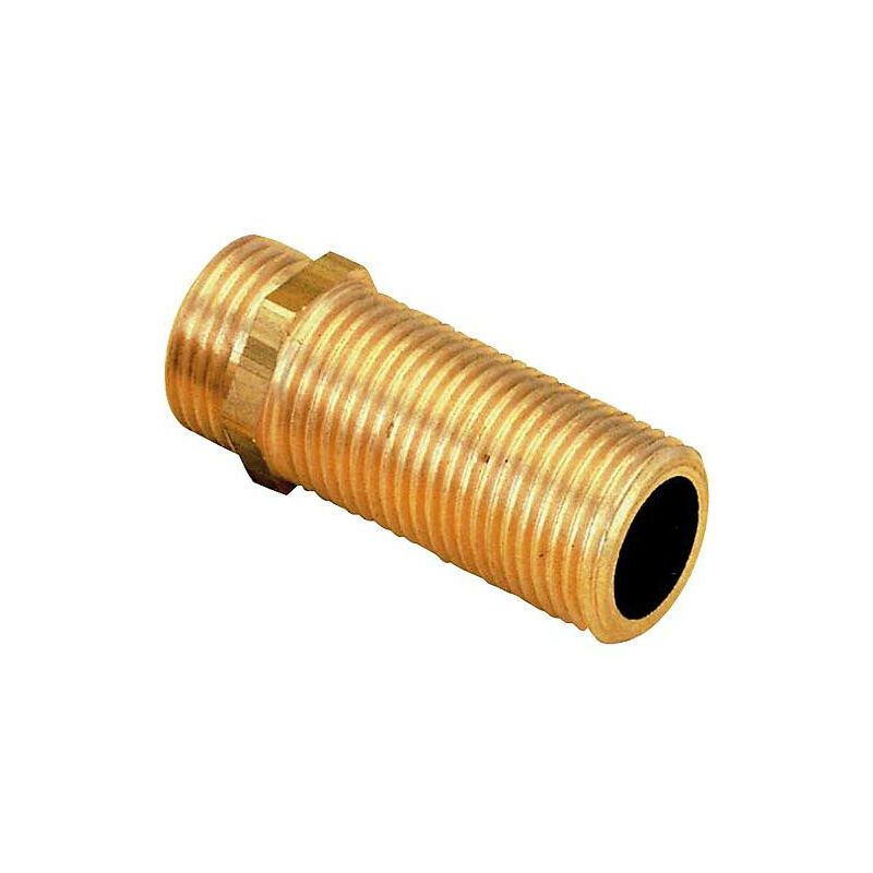 Raccord laiton manchon male male long 40 mm 1''
