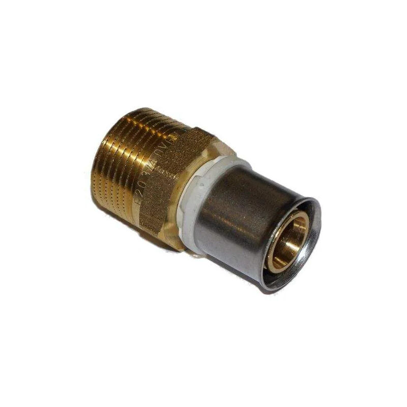 

Racor fijo de latón niquelado de 15x21 / 16mm macho - sin plomo.