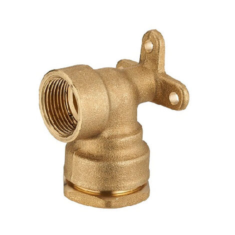 raccord laiton pour tuyau polyéthylène coude applique diam. 20 F.15x21