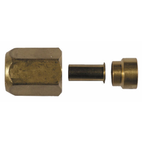 Raccord laiton SAE 3/8'' SAE/0.8 (X 10) - SERTO : 416.2384.095
