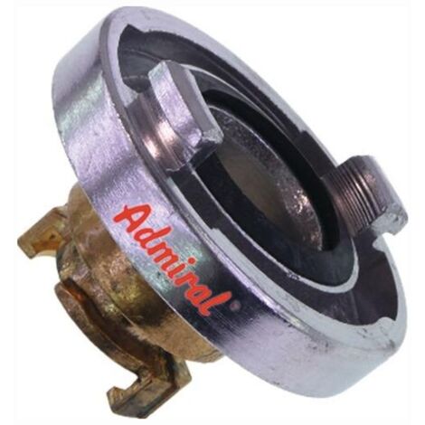 Raccord laiton Storz C 32 mm – Passage 32 mm – Pression PN15 – Largeur 100 mm – Longueur 100 mm – 1019VC – Admiral