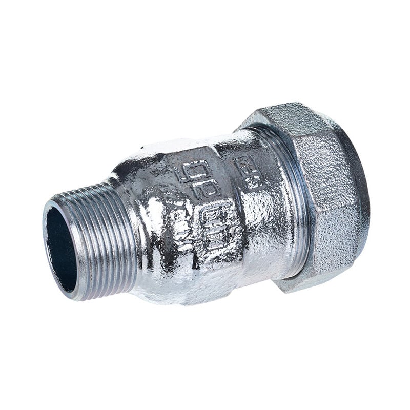 Gebo - Raccord à compression Mâle fonte malléable galvanisée 2'